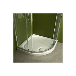 Receveur De Douche D'angle 90 Extra Plat Blanc