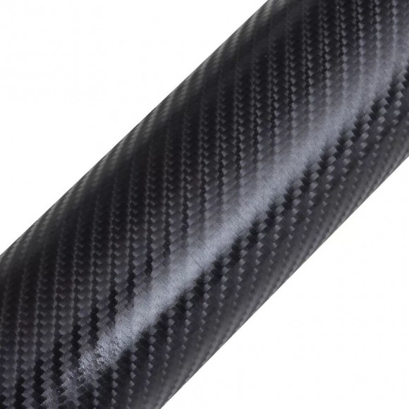 Film Fibre De Carbone 4d Vinyl Noir 152 X 500 Cm Pour Voiture -