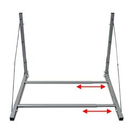 Porte-pneus Pliable Acier Galvanisé Argenté -