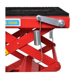 Table Élévatrice Rouge 135 Kg -