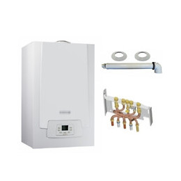 Chaudière Gaz Condensation Mpx Mi Slim De Dietrich 29 Kw Complète (dosseret + Douilles + Ventouse)