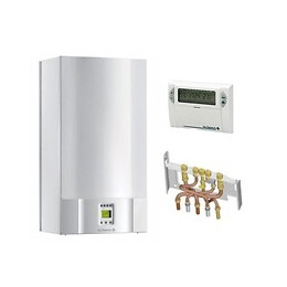 Chaudière Gaz Basnox Zena Econox Xs Msx De Dietrich 24 Kw / Vmc Complète (douilles + Dosseret) Avec Thermostat Filaire