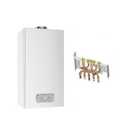 Chaudière Gaz Basnox Inoa Nox Chaffoteaux 25 Kw / Cheminée Complète (douilles + Dosseret)