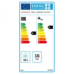 Chaudière Gaz Condensation Initia + Compact Chappée 25 Kw Complète (ventouse + Douilles + Dosseret) Avec Thermostat Filaire