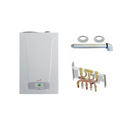 Chaudière Gaz Condensation Initia + Duo Chappée 25 Kw Complète (ventouse + Douilles + Dosseret)
