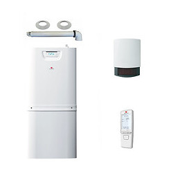 Chaudière Gaz Condensation Duomax Condens Saunier Duval 34 Kw Chauffage + Eau Chaude Ballon 150 L