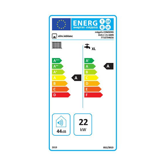 Chaudière Gaz Murale Condensation Megalis Condens E.l.m Leblanc 24 Kw Complète (ventouse + Douilles + Dosseret)