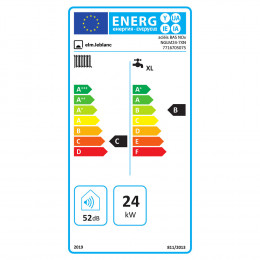 Chaudière Gaz Basnox Acleis Elm Leblanc 24 Kw / Cheminée Complète (douilles + Dosseret) Avec Thermostat Connecté