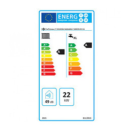 Chaudière Gaz Condensation Niagara C Green 25 Kw Complète (ventouse + Douilles + Dosseret) Avec Thermostat Filaire