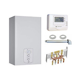 Chaudière Gaz Condensation Niagara C Green 25 Kw Complète (ventouse + Douilles + Dosseret) Avec Thermostat Filaire
