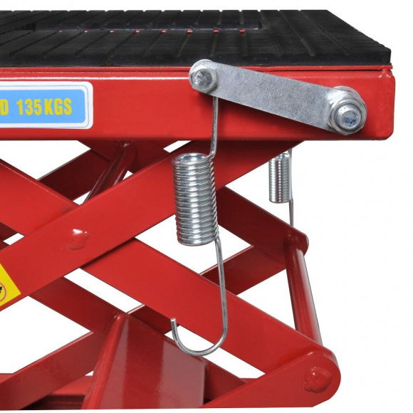 Table Élévatrice Rouge 135 Kg -