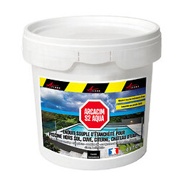 Étanchéité Bassin Citerne Béton Enduit Souple Pour Ouvrage Hors-sol Ou Fissuré Piscine Sous Carrelage - Arcacim S2 - Gris 