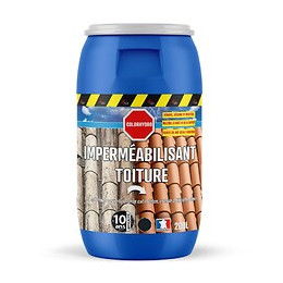 Hydrofuge Coloré Imperméabilisant Toiture Tuiles Terre Cuite Béton Ciment Fibrociment Ardoise Hydrofuge Teinté - Ardoise (r