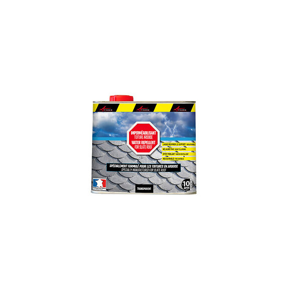Imperméabilisant Pour Toiture En Ardoise Hydrofuge Incolore Imper Ardoise - Liquide- Transparent - 2.5l (jusqu A 12.5m²) - Ar