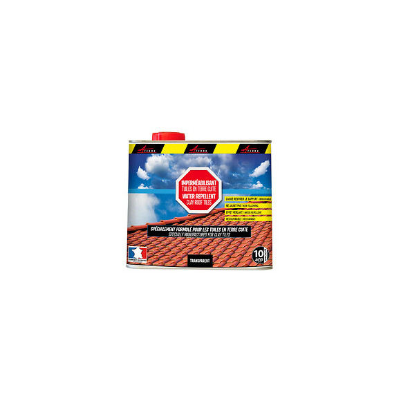 Imperméabilisant Pour Tuiles En Terre Cuite Hydrofuge Incolore Toiture Poreuse Impertuile Terre Cuite - Liquide- Transparent -