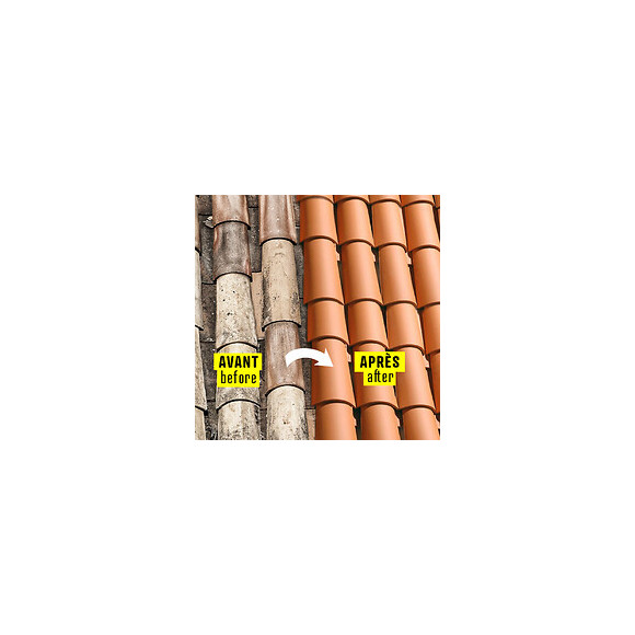Hydrofuge Coloré Imperméabilisant Toiture Tuiles Terre Cuite Béton Ciment Fibrociment Ardoise Hydrofuge Teinté - Ardoise (r