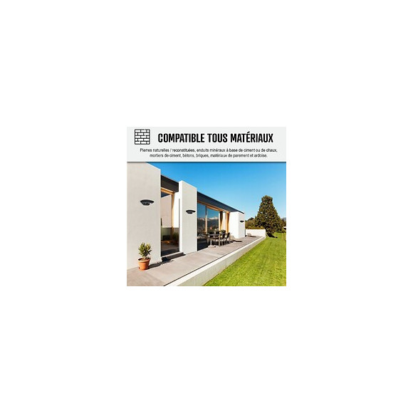 Fongicide Concentré Antimousse Pour Murs Façade - Élimine Aussi Algues Et Lichens  - Anti-dépôt Vert - Liquide- Transparen