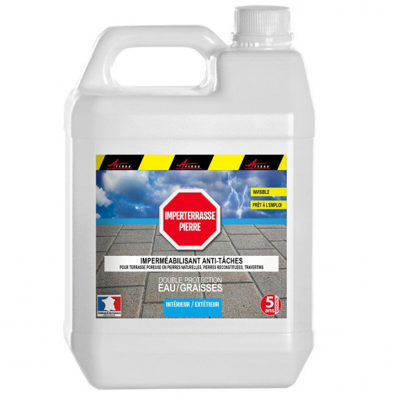 Hydrofuge Imperméabilisant Terrasse Anti-taches Pierres Naturelle Et Travertin - Incolore - 1 L (jusqu A 5m²) - Arcane Indust