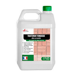 Fongicide Ultra Concentré Pour Toiture Murs Façade Terrasse Antimousse Élimine Aussi Algues Et Lichens - Anti-dépôt Vert -