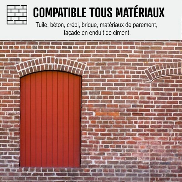 Fongicide Ultra Concentré Pour Toiture Murs Façade Terrasse Antimousse Élimine Aussi Algues Et Lichens - Anti-dépôt Vert -