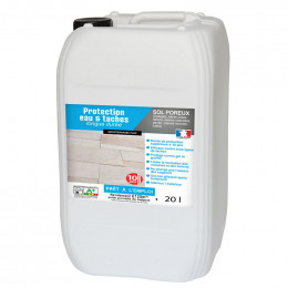 Hydrofuge Imperméabilisant Terrasse Balcon Sol Garantie 10 Ans Anti-taches Pierres Dalle Béton - Incolore - 20 L - Arcane Ind