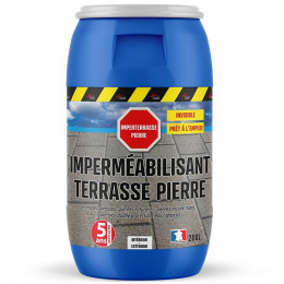 Hydrofuge Imperméabilisant Terrasse Anti-taches Pierres Naturelle Et Travertin - Incolore - 200 L - Arcane Industries