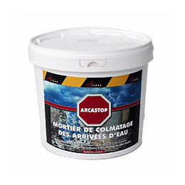 Mortier Anti Infiltrations Eau Ciment Enduit Prise Rapide Stop Fuite Béton Colmatage Scellement Drain Réparation Tuyau Arcast