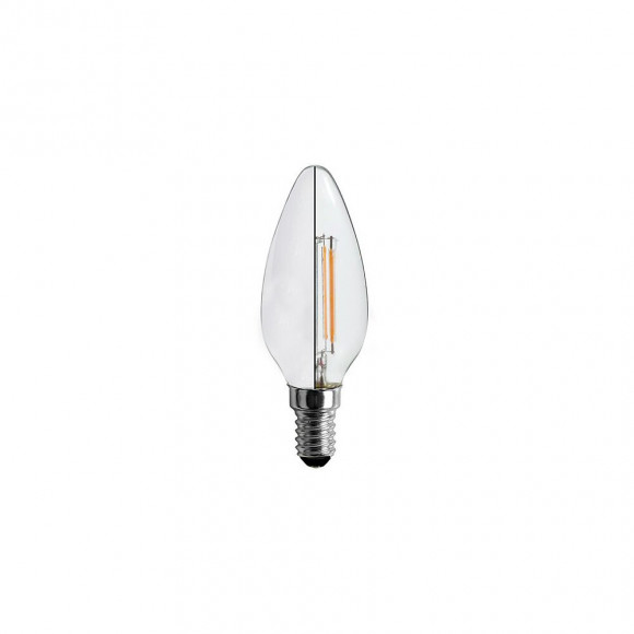 Ampoule Led-s19 Filament Flamme Opaque C37 - E14 - 4w - 360° - 2 700k - 400lm - 3 Pcs