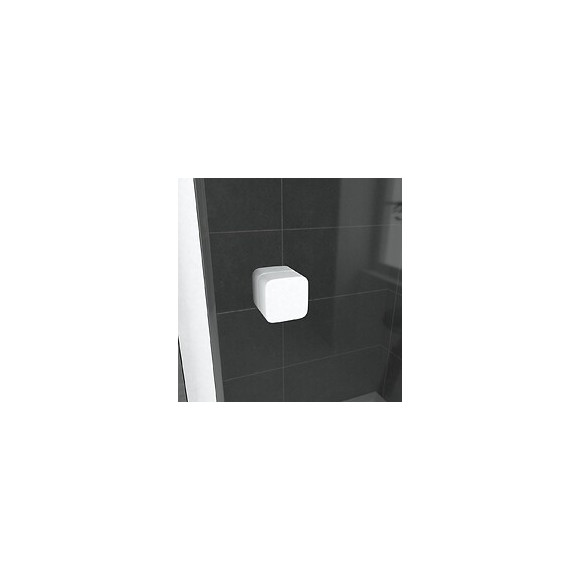 Paroi Porte De Douche Coulissante Blanc 120x185cm - Extensible - Whity Slide 120