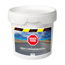 Enduit Piscine D'étanchéité Hydrofuge Bassin Béton Cuvelage Mortier Imperméable Arcacim Piscine - Blanc - 5 Kg - Arcane In