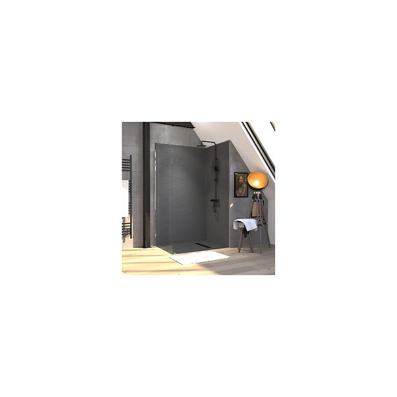 Paroi De Douche A L'italienne - 80x200 Verre Transparent 8mm