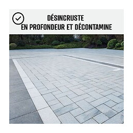 Nettoyant Terrasse Professionnel Rapide Pavé Autobloquant Pierre Béton - Transparent - 5 L - Arcane Industries