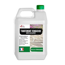 Fongicide Antimousse Concentré Pour Terrasse Et Sols - Élimine Aussi Algues Et Lichens - Anti-dépôt Vert Sols Terrasses - L