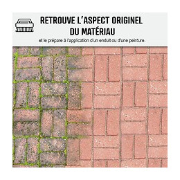 Fongicide Antimousse Concentré Pour Terrasse Et Sols - Élimine Aussi Algues Et Lichens - Anti-dépôt Vert Sols Terrasses - L