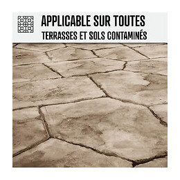 Nettoyant Terrasse Professionnel Rapide Pavé Autobloquant Pierre Béton - Transparent - 200 L - Arcane Industries