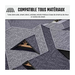 Fongicide Antimousse Concentré Pour Toiture - Élimine Aussi Algues Et Lichens - Anti-dépôt Vert Toiture - Liquide- Transpar