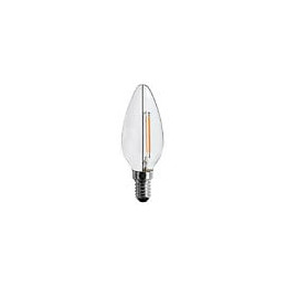 Ampoule Led-s19 Filament Flamme Opaque C37 - E14 - 4w - 360° - 2 700k - 400lm - 3 Pcs
