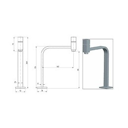 Pretty Robinet Lave-mains Chrome