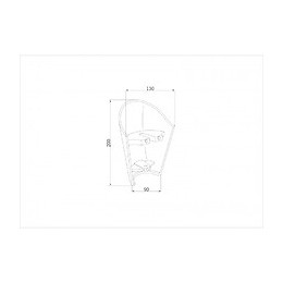 Baignoire Îlot Charly Blanche Rétro + Pieds Conique Blanc