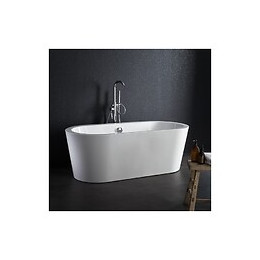 Baignoire Îlot 170x80 Acrylique Ovale Bubble