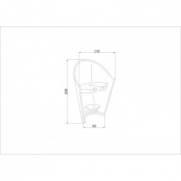 Baignoire Îlot Rétro Charly Noire Et Blanche Avec Pieds Moderne Conique Blanc