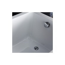 Baignoire Îlot 180x80 Blanche Rectangulaire