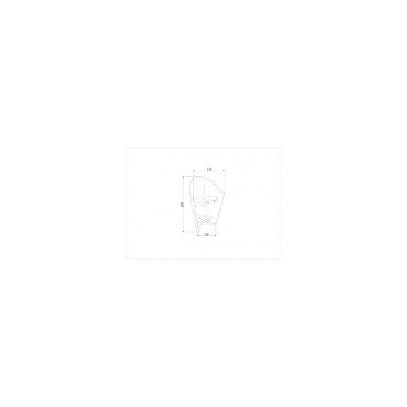 Baignoire Îlot Rétro Charly Noire Et Blanche Avec Pieds Moderne Conique Noir