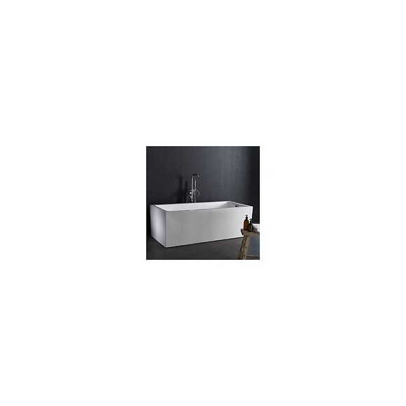 Baignoire Îlot 180x80 Blanche Rectangulaire