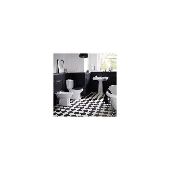 Lavabo Colonne Époque Rétro Blanc