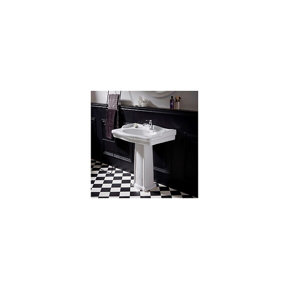 Lavabo Colonne Époque Rétro Blanc