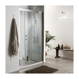 Porte De Douche Coulissante 'denis' 120x195 En Inox