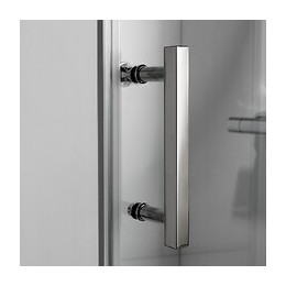 Porte De Douche Coulissante 'denis' 120x195 En Inox