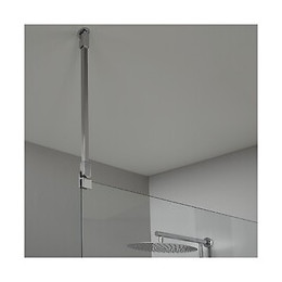 Paroi De Douche Fixe Walk In 120x200 Cm Avec Fixation Plafond