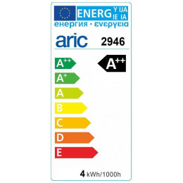 Tube Led Droit S15 Opaque 385 Lm 30 W Blanc Chaud, Aric